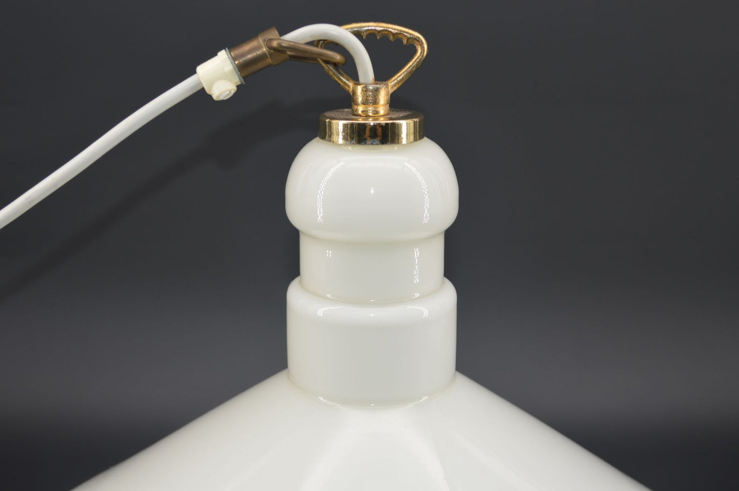 Opalglas Design Lampe Dänemark 1970s Hängelampe Danish Design
