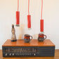 Mid-Century 1970s Pop-Art Design Kaskadenlampe Spotlampe Space Age Design Denmark