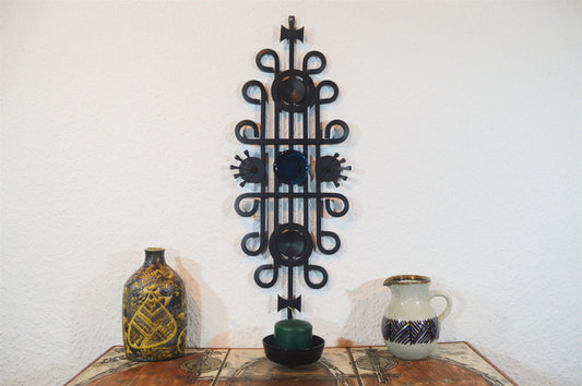 Dantoft Denmark Danish Modern Wall Sculpture Candle Holder 1960s Design