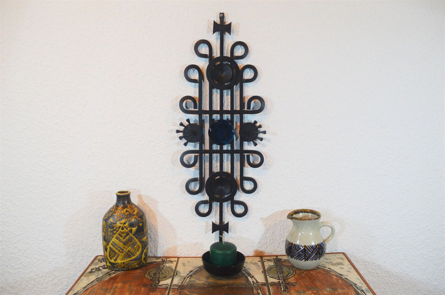 Dantoft Denmark Danish Modern Wandskulptur Kerzenhalter 1960s Design
