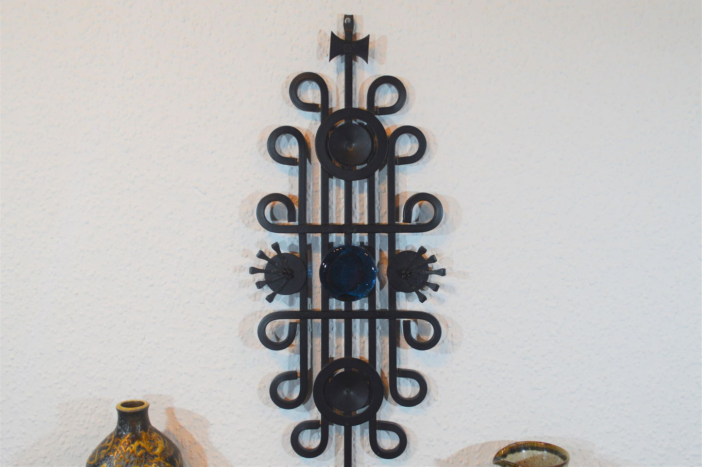 Dantoft Denmark Danish Modern Wandskulptur Kerzenhalter 1960s Design