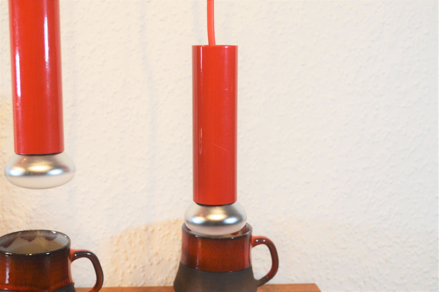 Mid-Century 1970s Pop-Art Design Kaskadenlampe Spotlampe Space Age Design Denmark