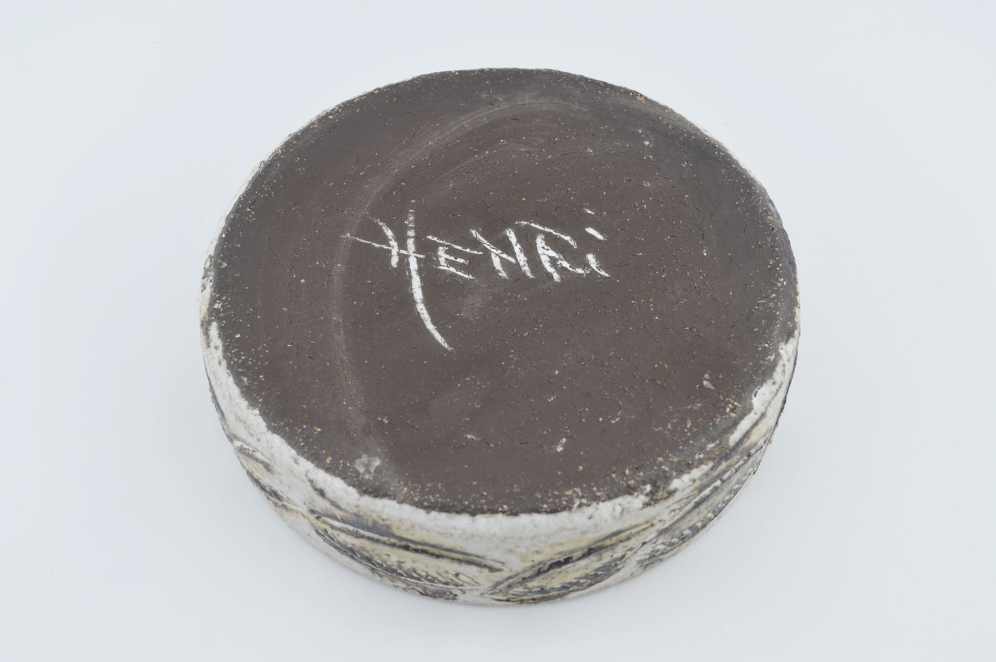 Mid-Century Moderne Henri und Else Nielsen Studiokeramik Schale Dänemark 1960er Jahre Danish Modern Art