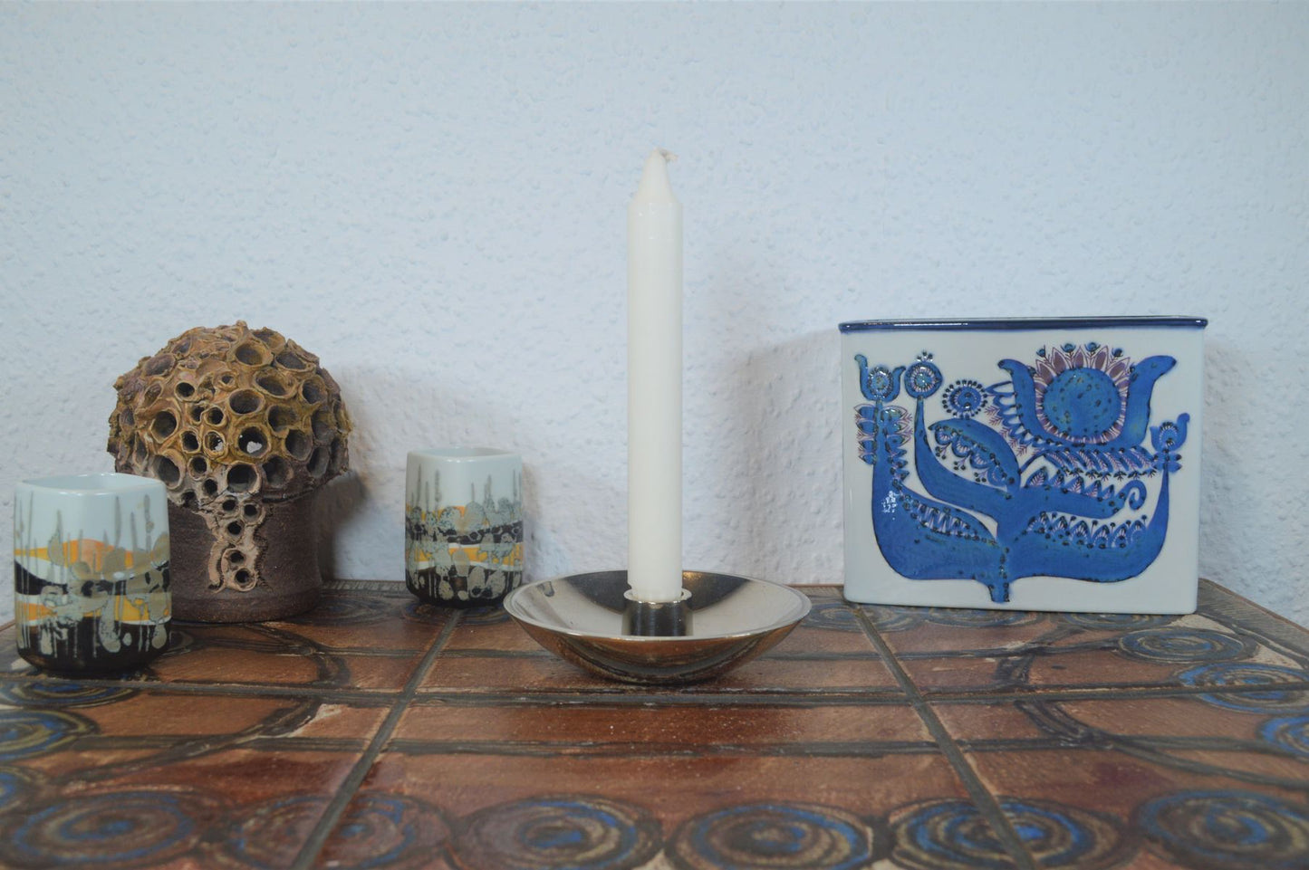 Vintage PL DK Pats Pend Denmark Kerzenhalter 1960s Danish Design