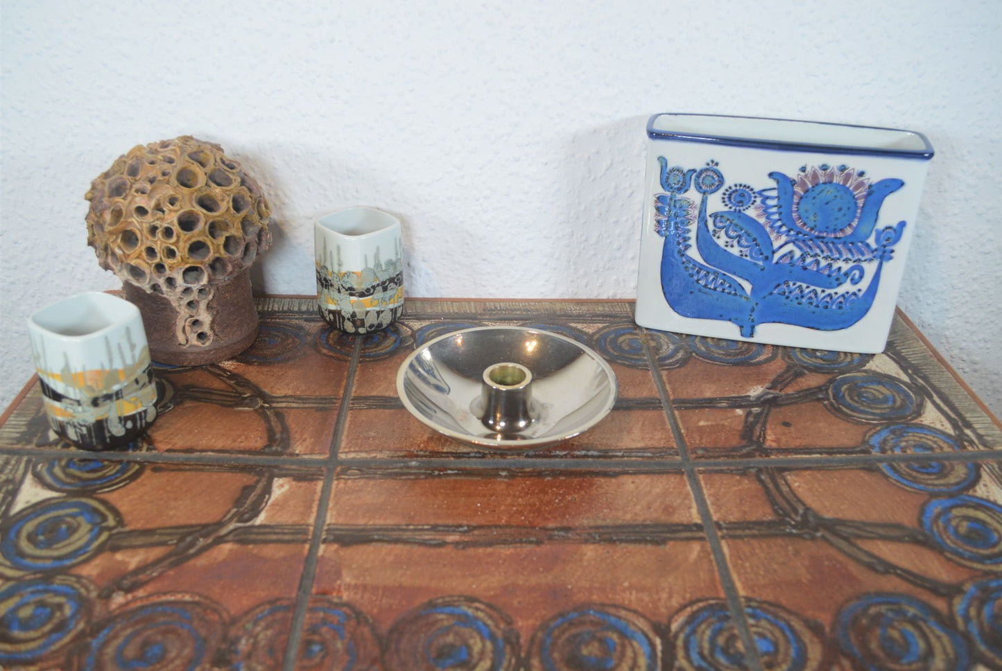 Vintage PL DK Pats Pend Denmark Kerzenhalter 1960s Danish Design