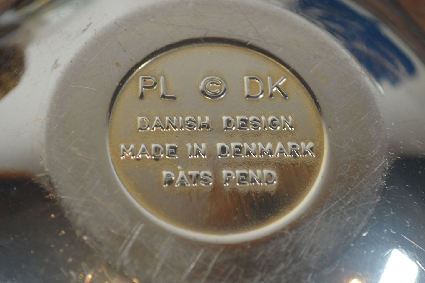 Vintage PL DK Pats Pend Denmark Kerzenhalter 1960s Danish Design