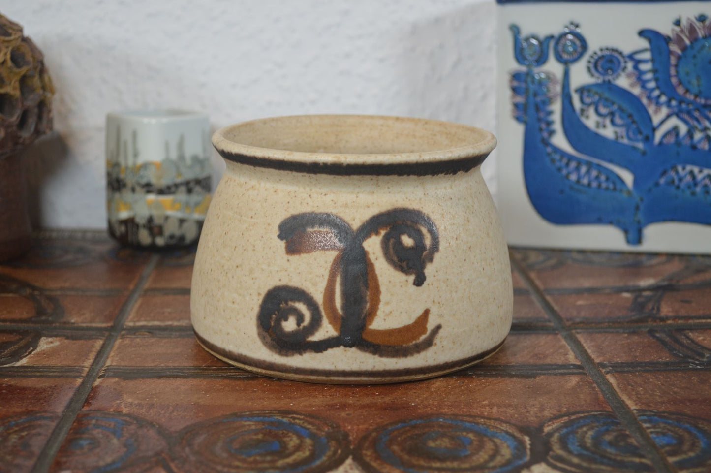Mid_Century Bente Jessen Vase 1960s Denmark Studio Ceramics Danish Design