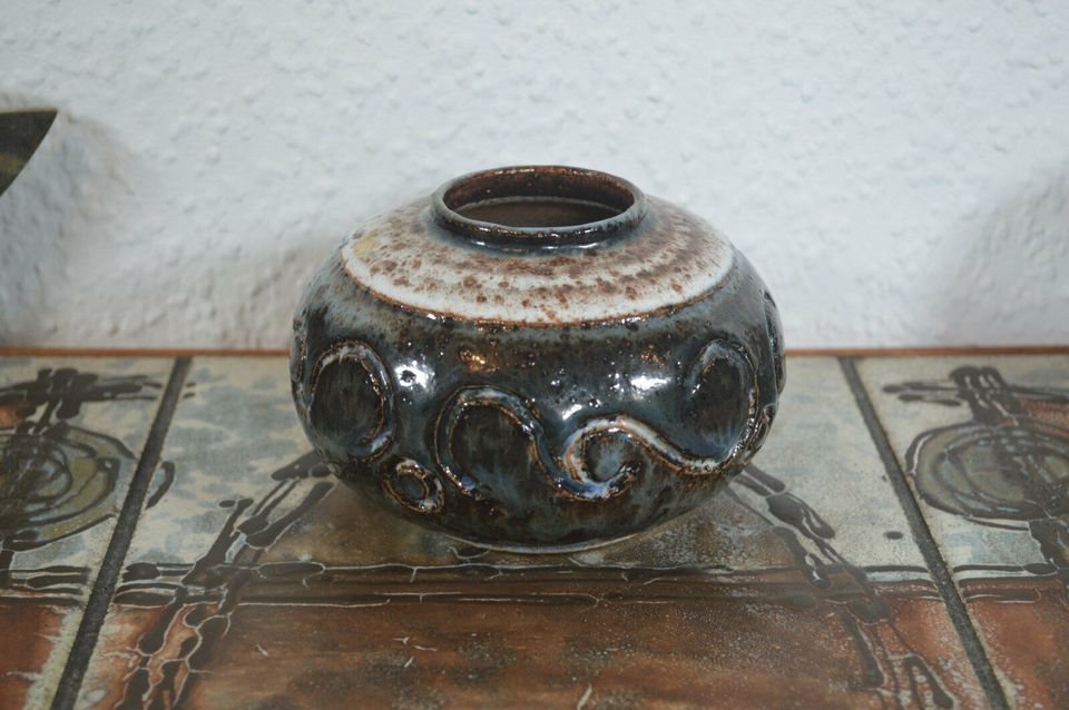Kingo Ceramics Denmark Vase 1970'erne Brutalistisk Dansk Design