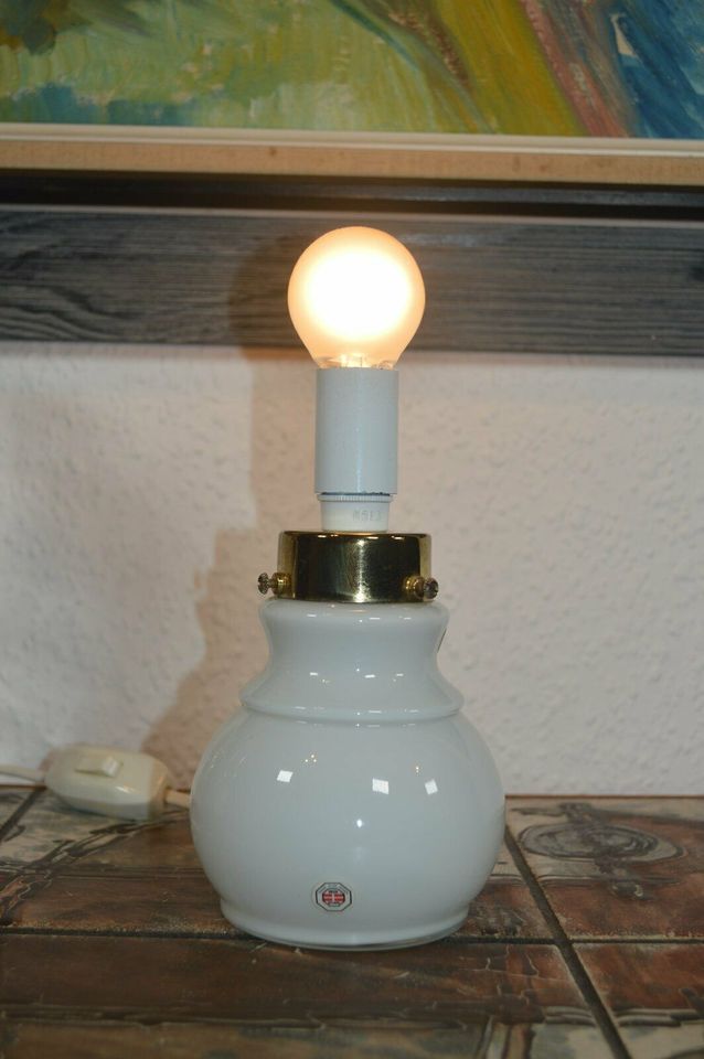 Vintage Odreco Dansk Glas Design opal glass lamp glass art Denmark