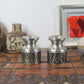Mid-Century Viking Design Norsk Tinn Pewter Zinn Kerzenhalter 1960s