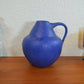 Mid-Century Hartwig Heyne „Hoy“ Studiokeramik Vase WGP 1970s blue Fat Lava Design