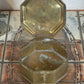 Antique brass jewelry box handmade metal art Denmark
