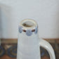 Mid-Century 1960s Weser Keramik Veckerhagen Vase Handbemalt