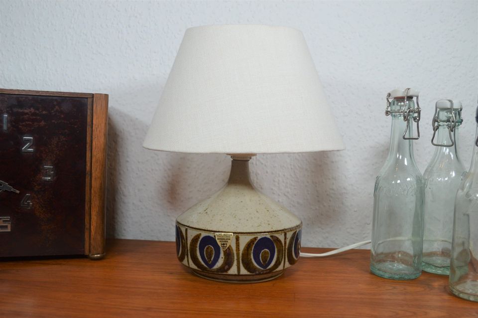 Mid-Century Marianne Starck Bornholm Ceramic Table Lamp 1960s Danish Design