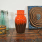 Vintage WGP Dümler & Breiden Keramik Vase 82/21 1970er Jahre Fat Lava Glasur Mid-Century Modern Pop-Art Design