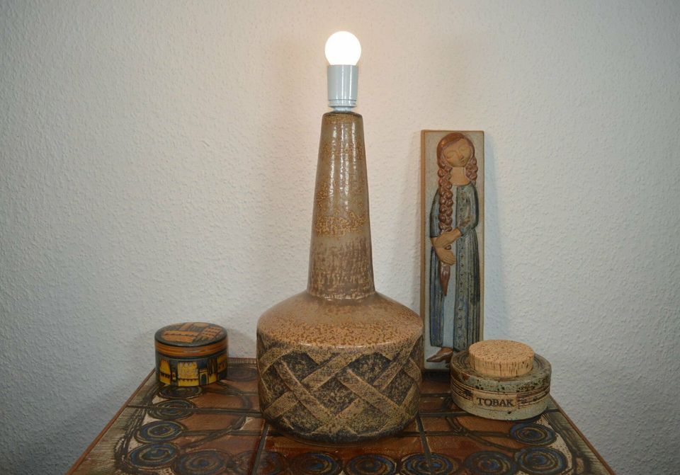 Large Søholm Bornholm Ceramic Floor Lamp Denmark 1960's Danish Design