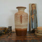 WGP Scheurich Keramik Vase Nummer 202-30 1970er Jahre Fat Lava/ Popart Design
