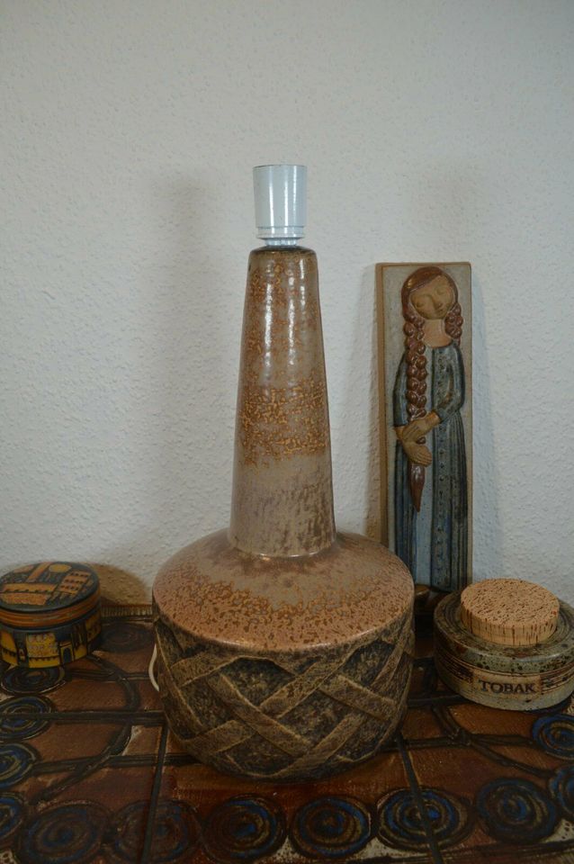 Large Søholm Bornholm Ceramic Floor Lamp Denmark 1960's Danish Design