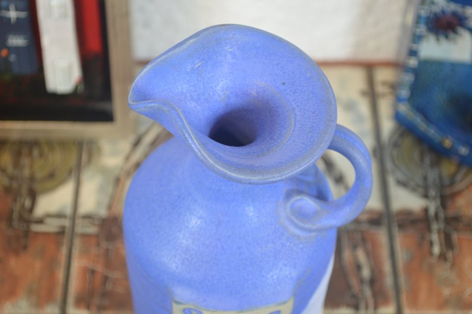 Karsten Nielsen Frederikshavn Danmark Keramik Schnapsflasche 1980s Studiokeramik Danish Desig